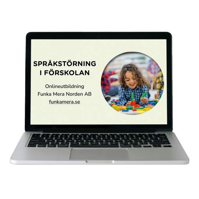 Webbkurs Språkstörning i förskolan
